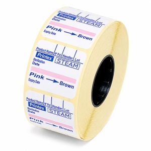 Rola 500 Etichete Sterilizare 3 Linii 28x29mm Printex