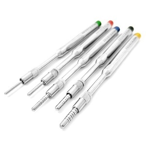 Set Osteotoame Varful Convex 10 Buc