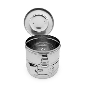 Casoleta Din Inox Sterilizare Instrumentar Medical 12.5x12.5cm