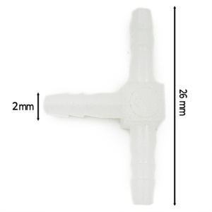 Conector adaptor plastic forma T 270