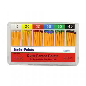 Conuri gutaperca Endo Points asortate 6 seria I 15-40 