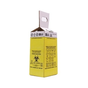 Cutie Carton Cu Sac 7.5L Pentru Deseuri Medicale