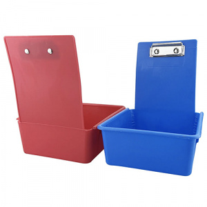 Cutii color organizare modele laborator 17X15 rosu si albastru