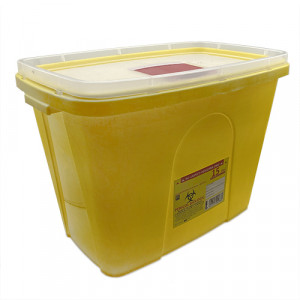 Cutie recipient deseuri medicale intepatoare taietoare 15L