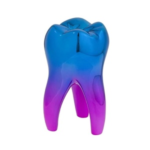 Dinte Decorativ Gradient Albastru-Mov 14 cm