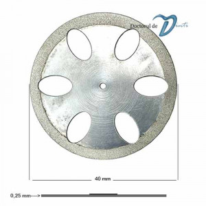 Dimensiuni disc diamantat sectionare modele gips 40 mm C07