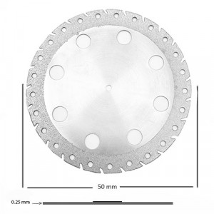 Dimensiuni disc diamantat sectionare modele gips 50 mm C14