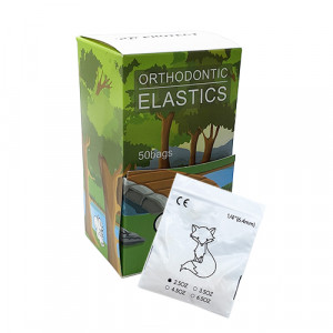 Cutie cu elastice intraorale latex 2.5oz light 14 6.4mm 5000 bucati