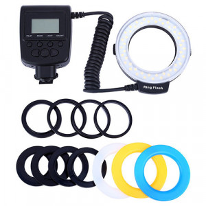 Accesorii flash circular lumina LED pentru camera MK004