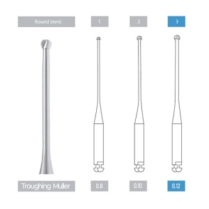 Freza Dentara Troughing Mueller Endo Acces RA 1.2 mm