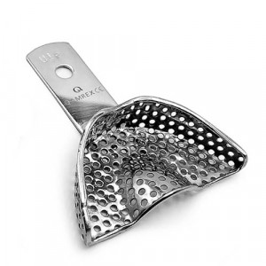 Lingura inox perforata pentru amprenta partiala grup frontal maxilar