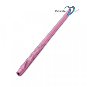Maner color pentru oglinda dentara QR roz