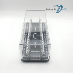 Organizator ortodontie arcuri rotunde si rectangulare dublu