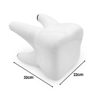 Scaun Decorativ Dinte Alb 