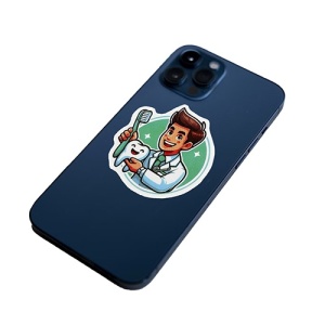 Sticker telefon Teeth Doctor