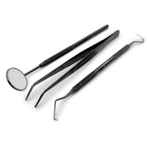 Trusa Pentru Consultatie Stomatologie Black Line 3 Piese