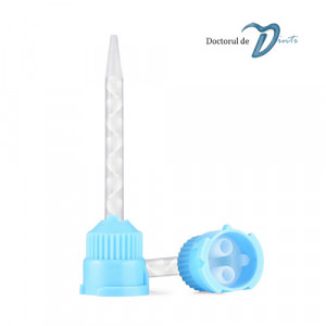 Varf canula mixare si aplicare materiale dentare TBT206 albastru