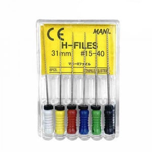 Ace endodontice Hedstrom asortate 15-40 31 mm MANI