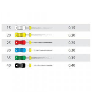 Ace endodontice Kerr-files asortate 15-40-21mm