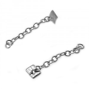 Butoni tractiune rectangular cu lant 2buc