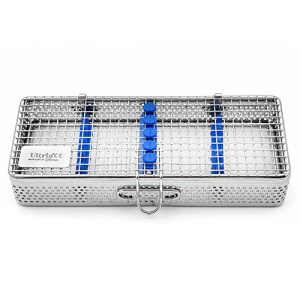 Caseta Sterilizare Din Plasa Cu Suport Silicon 5 Sloturi