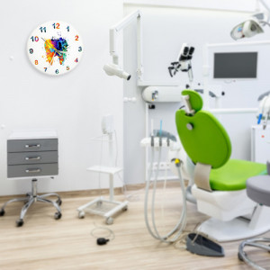 Ceas de perete clinica dentara CLK1