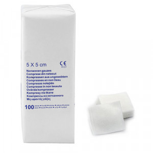 Comprese nesterile PPSB 5x5 cm set 100 bucati