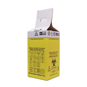 Cutie Carton Sac 27L Deseuri Medicale
