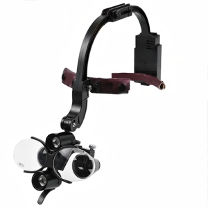 Lupe Dentare 3.5x cu Lampa Frontala LED si Lentila 1.5x - Img 7
