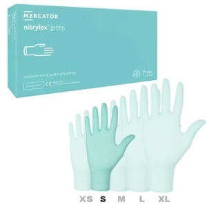 Manusi Nitrylex Turcoaz nepudrate S