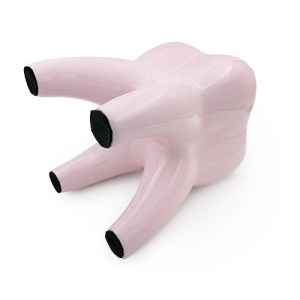Scaun Decorativ Forma De Dinte Roz
