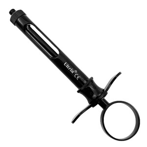 Seringa Anestezie Aspiratie Cu Un Inel Black Line Cu Filet Metric Si Imperial