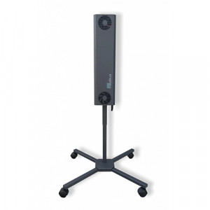 Stativ cu roti pentru lampa bactericida UV negru