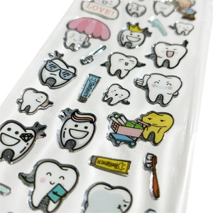 Stickere 3D in Forma Dinte TZ-036