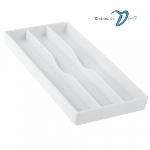 Tavita organizator plastic instrumente 3 spatii DT02B