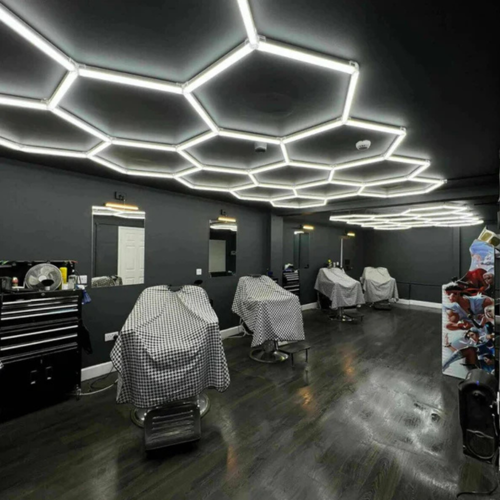 Hexagon Honeycomb LED – Frizerie Interior