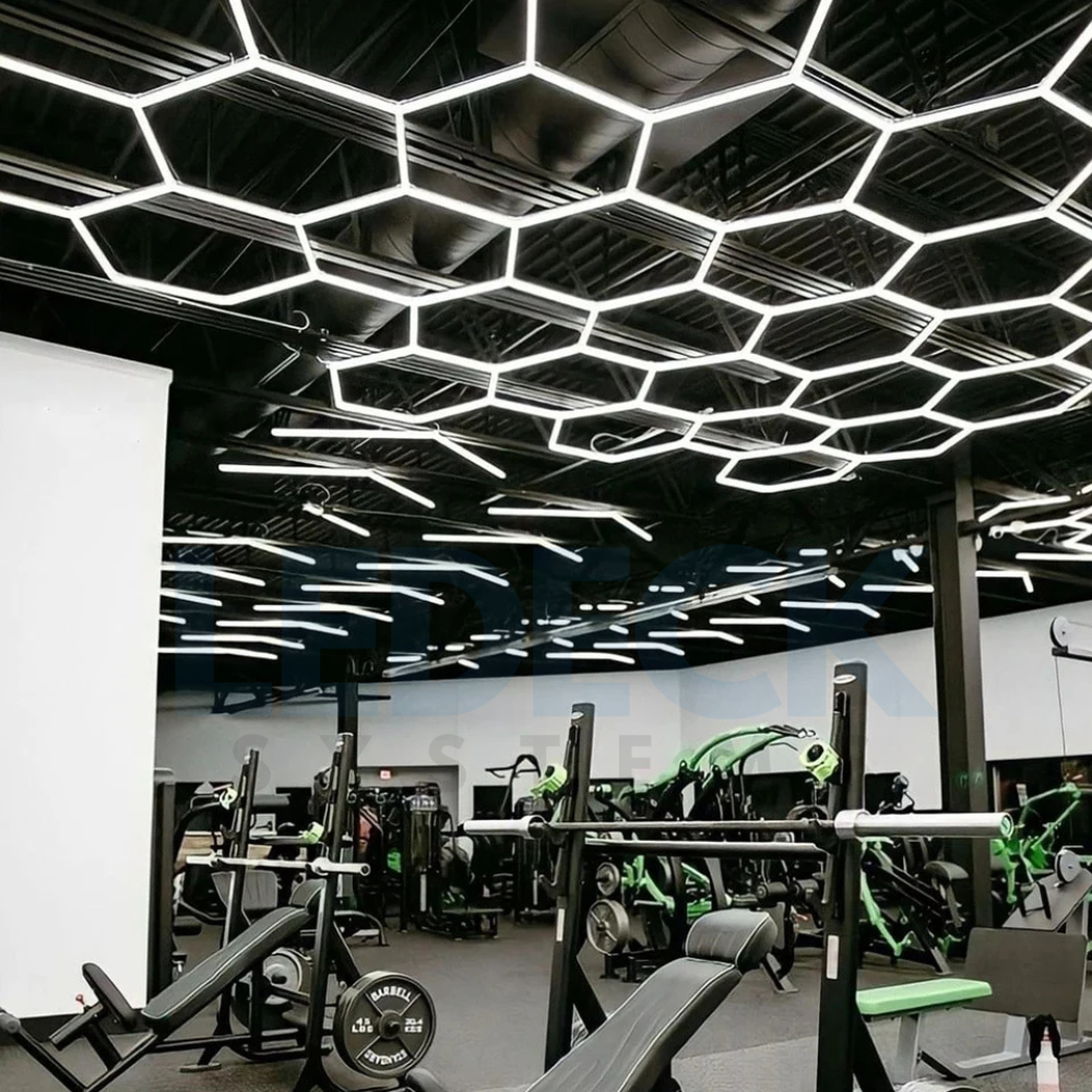 Hexagon LED Fitness Club