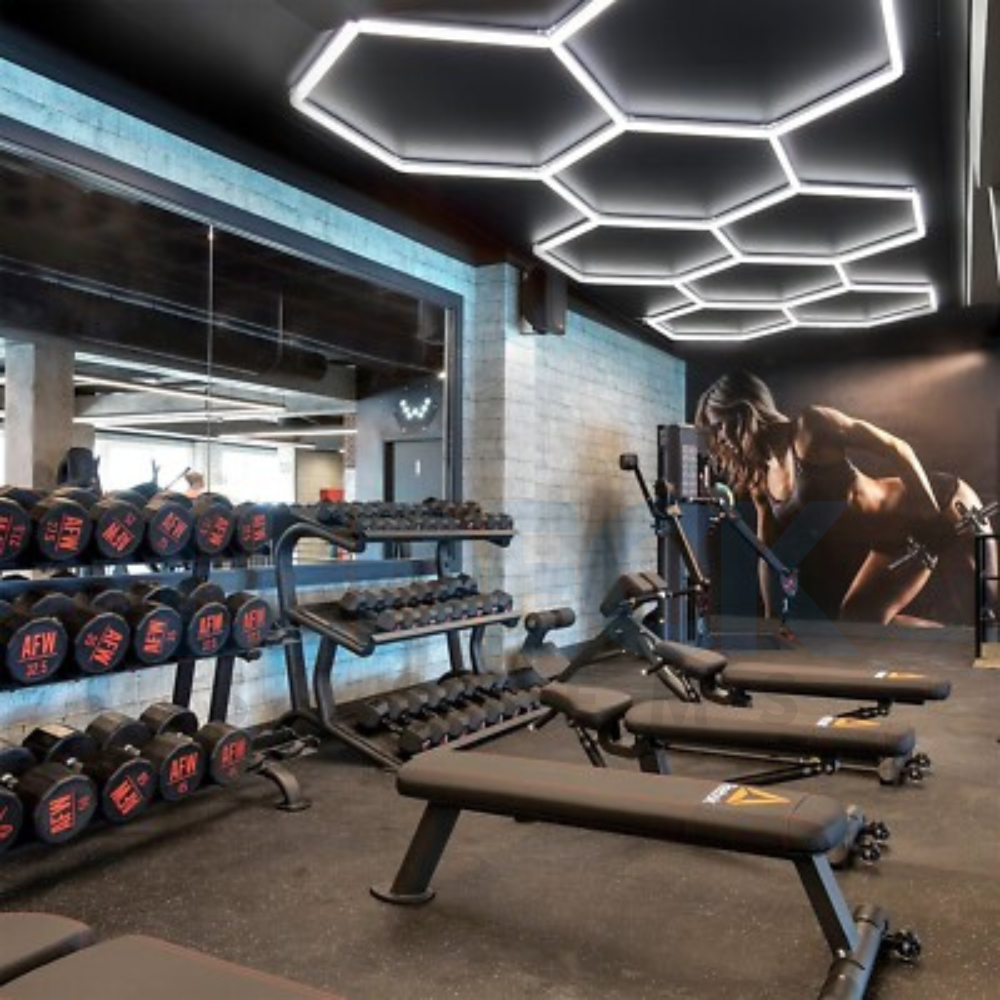 Hexagon LED Iluminat Fitness