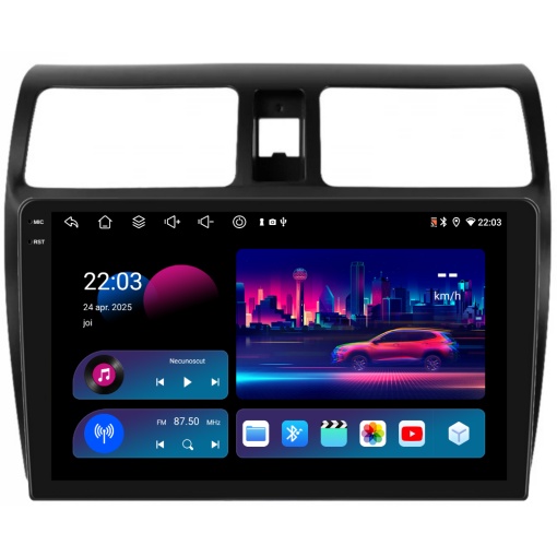 Navigatie PilotOn Suzuki Swift III 2005-2010 10 inch 4GB 64GB 8 CORE
