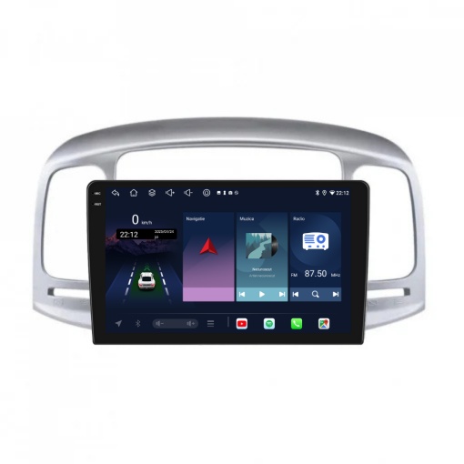 Navigatie PilotOn Hyundai Accent 2007-2012 9 inch 6GB 128GB 8 CORE