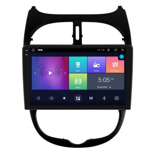 Navigatie PilotOn PEUGEOT 206 2001-2008 2K 4GB 64GB 8 CORE