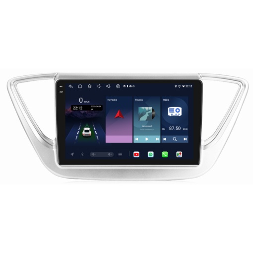 Navigatie PilotOn Hyundai Accent 2017-2020 9 inch 6GB 128GB 8 CORE