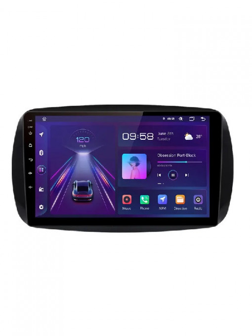 Navigatie Smart For Two For Four 9 inch 1GB 32GB 4 Core