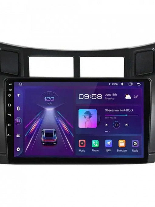 Navigatie Toyota Yaris P9 2005-2015 9 inch 1GB 32GB 4 Core