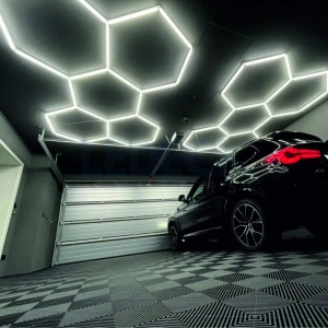 Lumină LED Hexagonală Profesională Aluminiu– 5 Module 568mm 210x299CM – Service Auto, Detailing, Ateliere, Spații Comerciale - Img 7