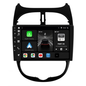 Navigatie Digital IQ PEUGEOT 206 2001-2008 QLED 4GB 64GB 8 CORE