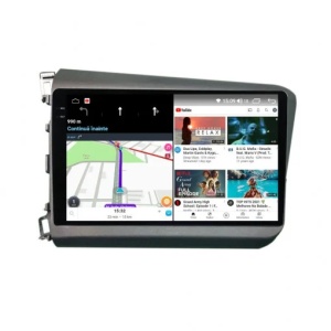 Navigatie Honda Civic 9 Sedan 2011-2015 2K QLED 12GB 256GB 8 Core 4G - Img 6