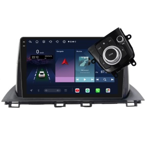 Navigatie PilotOn Mazda 3 2013-2018 + Joystick 9 inch 6GB 128GB 8 CORE