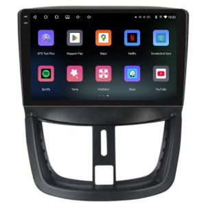 Navigatie PilotOn PEUGEOT 206+ 2001-2008 9 inch 2GB 32GB 4 CORE - Img 3
