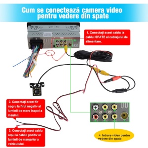 Player Carplay si Android Auto Universal 6.36 inch + CAMERA MARSARIER CADOU - Img 7